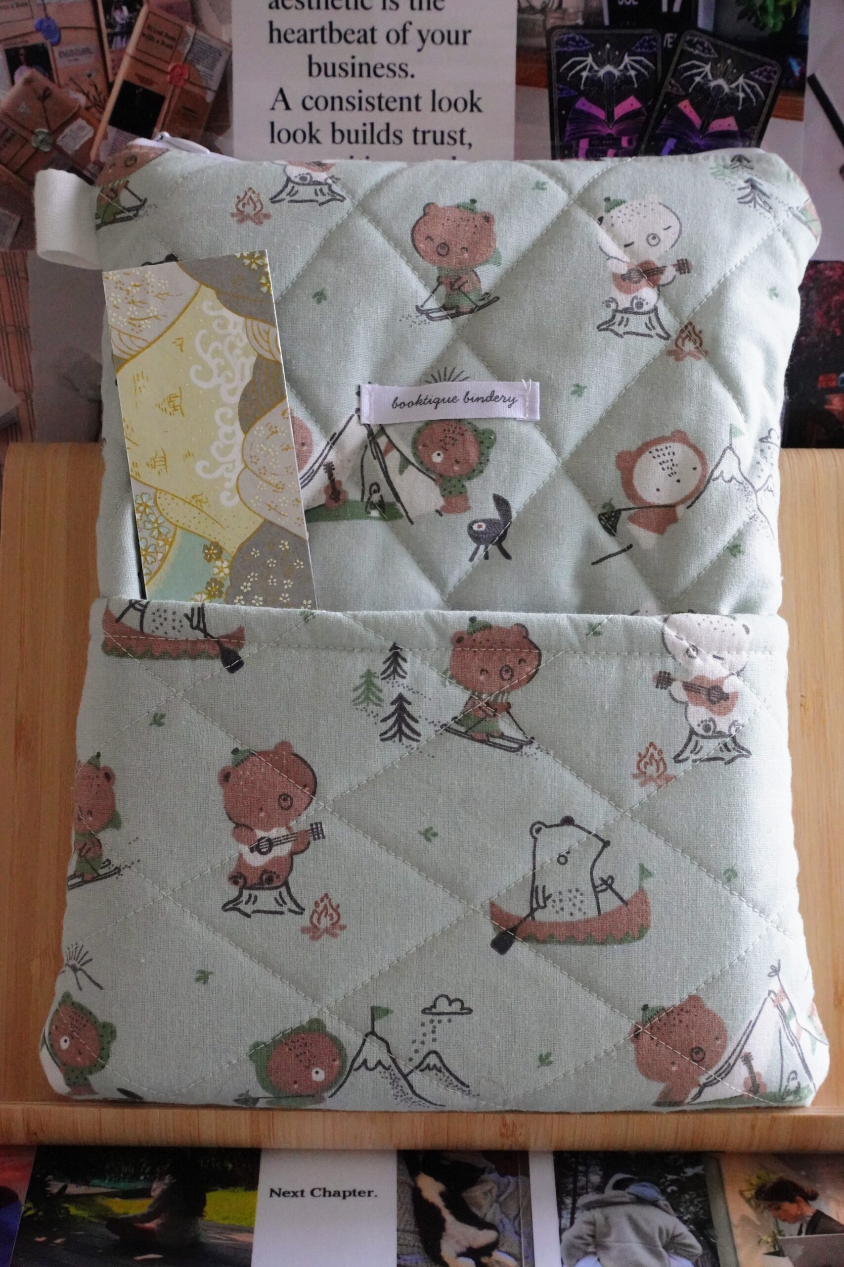 book sleeve - camp