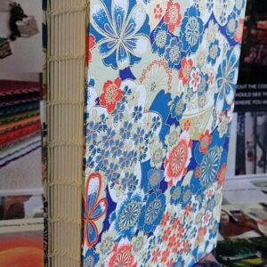 florals watercolour book - coptic stitch (single thread)