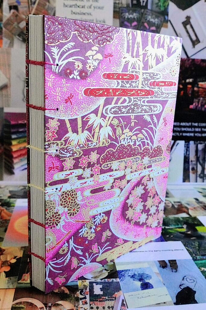 daydream lined journal - coptic stitch (multi thread)