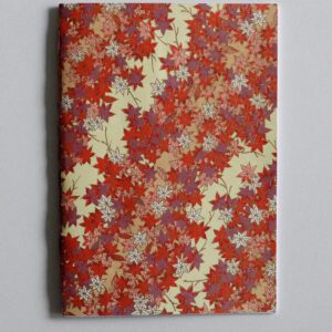 autumn leaves blank booklet - twist stitch