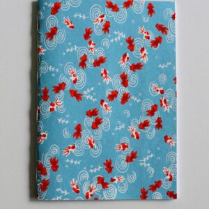 goldfish blue lined booklet - centre singer sewn stitch