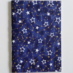 celestial stars - dotted booklet - chain stitch