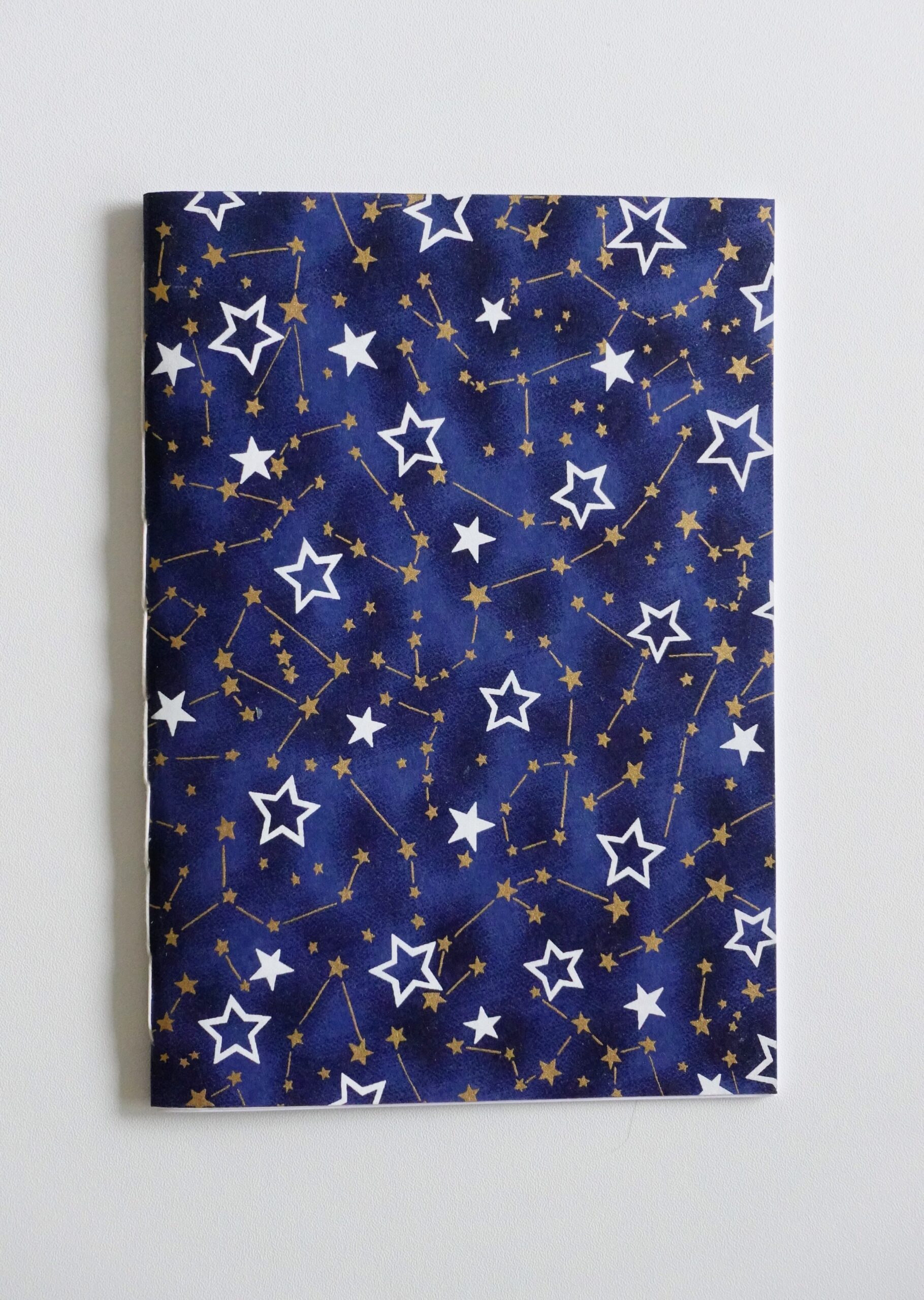 celestial stars - dotted booklet - chain stitch
