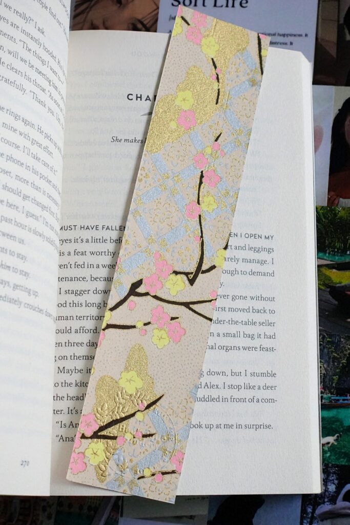 bookmark - plum blossom pink