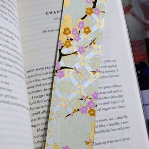 bookmark - plum blossom purple