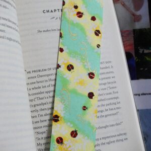 bookmark - ladybird green